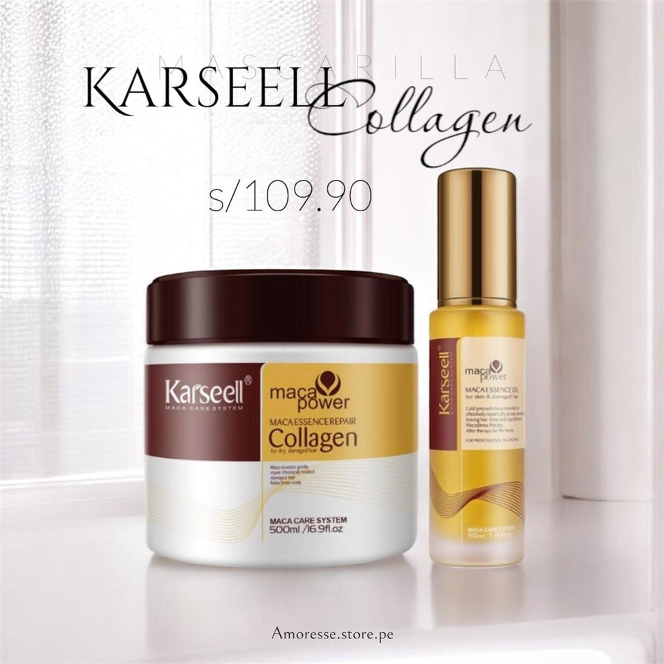 KARSELL COLAGENO -  MASCARILLA QUE REPARA Y REVITALIZA TU CABELLO